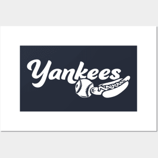 Yankees Ball and Dog Posters and Art